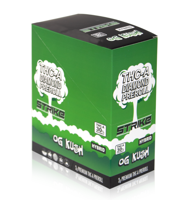 STRIKE DIAMOND 2G PRE-ROLL INDICA OG KUSH - Image 2