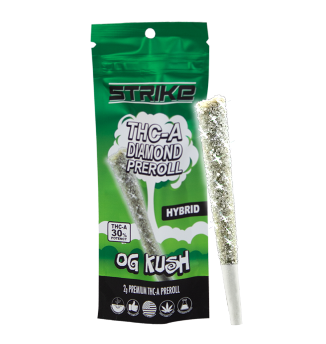 STRIKE DIAMOND 2G PRE-ROLL INDICA OG KUSH