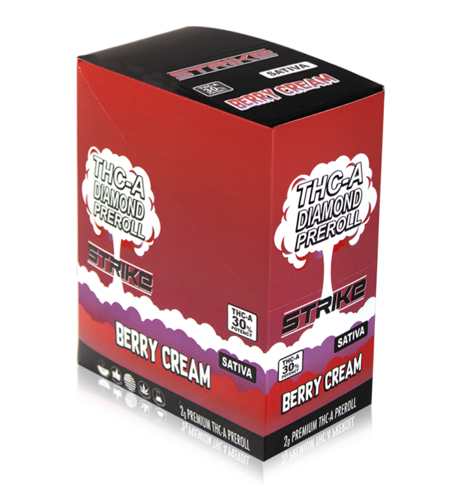 STRIKE DIAMOND 2G PRE-ROLL SATIVA BERRY CREAM - Image 2