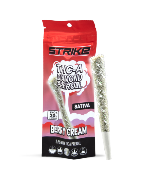 STRIKE DIAMOND 2G PRE-ROLL SATIVA BERRY CREAM