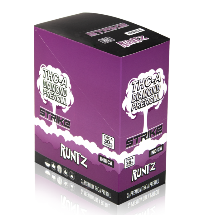 STRIKE DIAMOND 2G PRE-ROLL HYBRID RUNTZ - Image 2