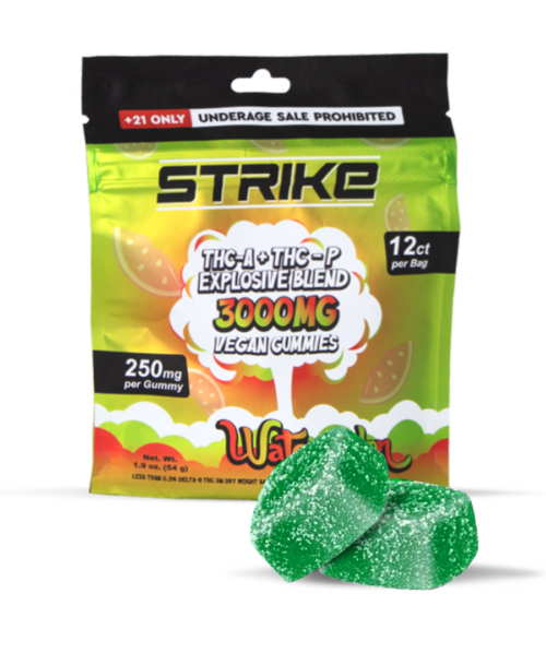 STRIKE 3000MG GUMMIES 12-PACK WATERMELON
