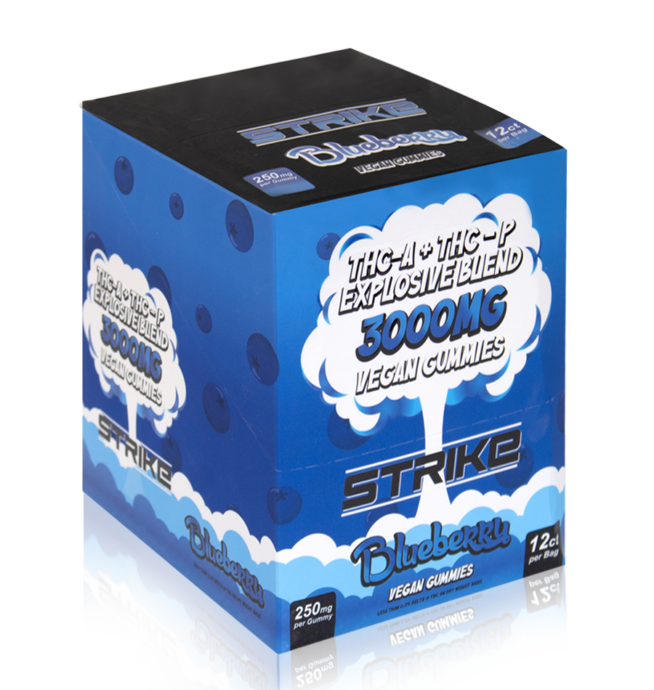 STRIKE 3000MG GUMMIES 12-PACK BLUEBERRY - Image 2