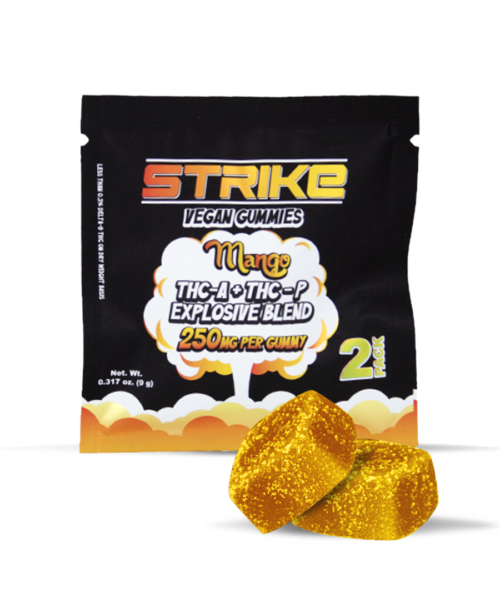 STRIKE 250MG GUMMIES 2-PACK MANGO