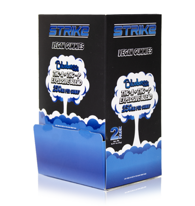 STRIKE 250MG GUMMIES 2-PACK BLUEBERRY - Image 2