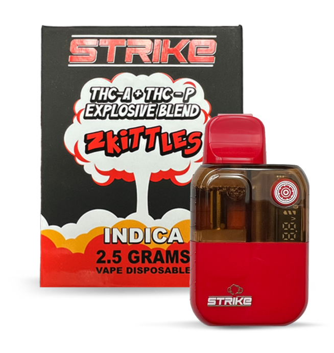 STRIKE 2.5G DISPOSABLE INDICA ZKITTLES