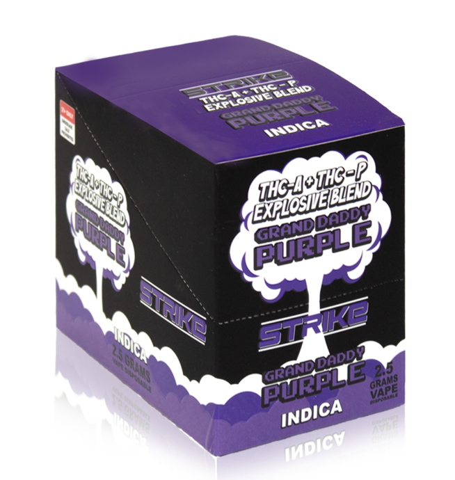 STRIKE 2.5G DISPOSABLE INDICA GRAND DADDY PURPLE - Image 2