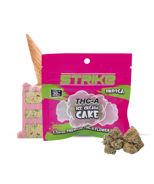 STRIKE THC-A 1.5G FLOWER INDICA ICE CREAM CAKE