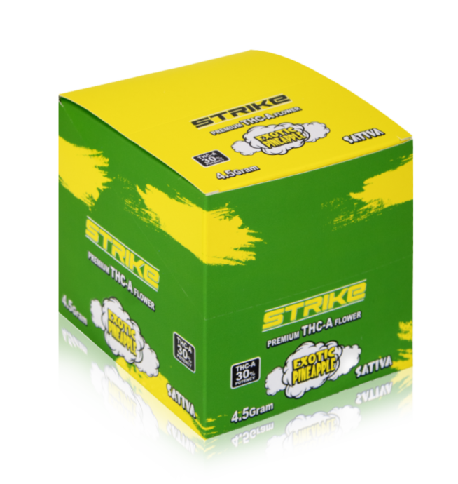 STRIKE THC-A 4.5G FLOWER SATIVA EXOTIC PINEAPPLE - Image 2