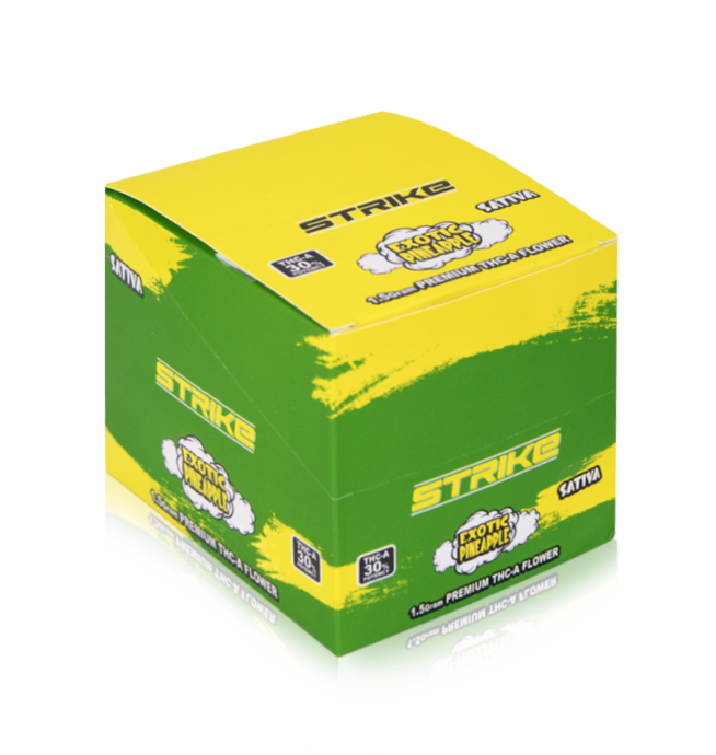 STRIKE THC-A 1.5G FLOWER SATIVA EXOTIC PINEAPPLE - Image 2