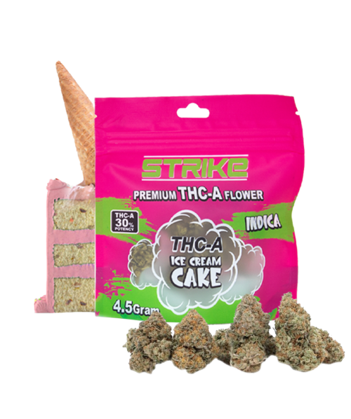 STRIKE THC-S 4.5G FLOWER INDICA ICE CREAM CAKE