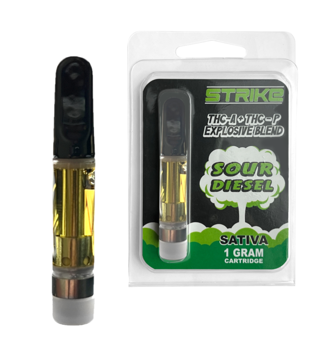 STRIKE THC-A+THC-P EXPLOSIVE BLEND SATIVA- SOUR DIESEL