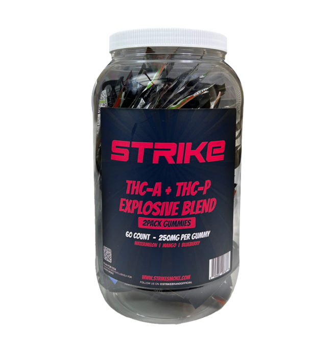 STRIKE THCA/THCP BLEND 2/PK GUMMIES JAR