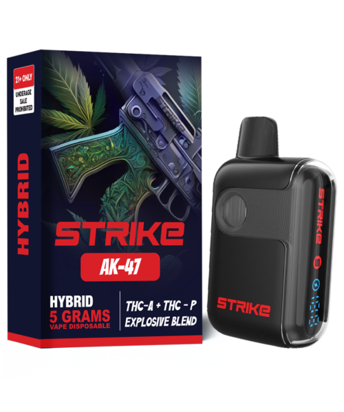 THC-A EXPLOSIVE BLEND 5G VAPE DISPOSABLE - HYBRID - AK47