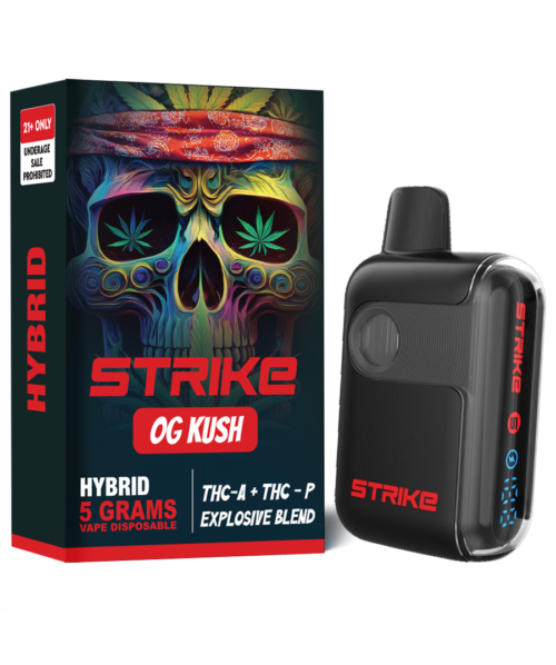 THC-A EXPLOSIVE BLEND 5G VAPE DISPOSABLE - HYBRID - OG KUSH