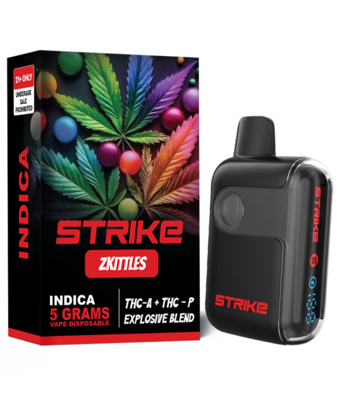 THC-A EXPLOSIVE BLEND 5G VAPE DISPOSABLE - INDICA - ZKITTLES